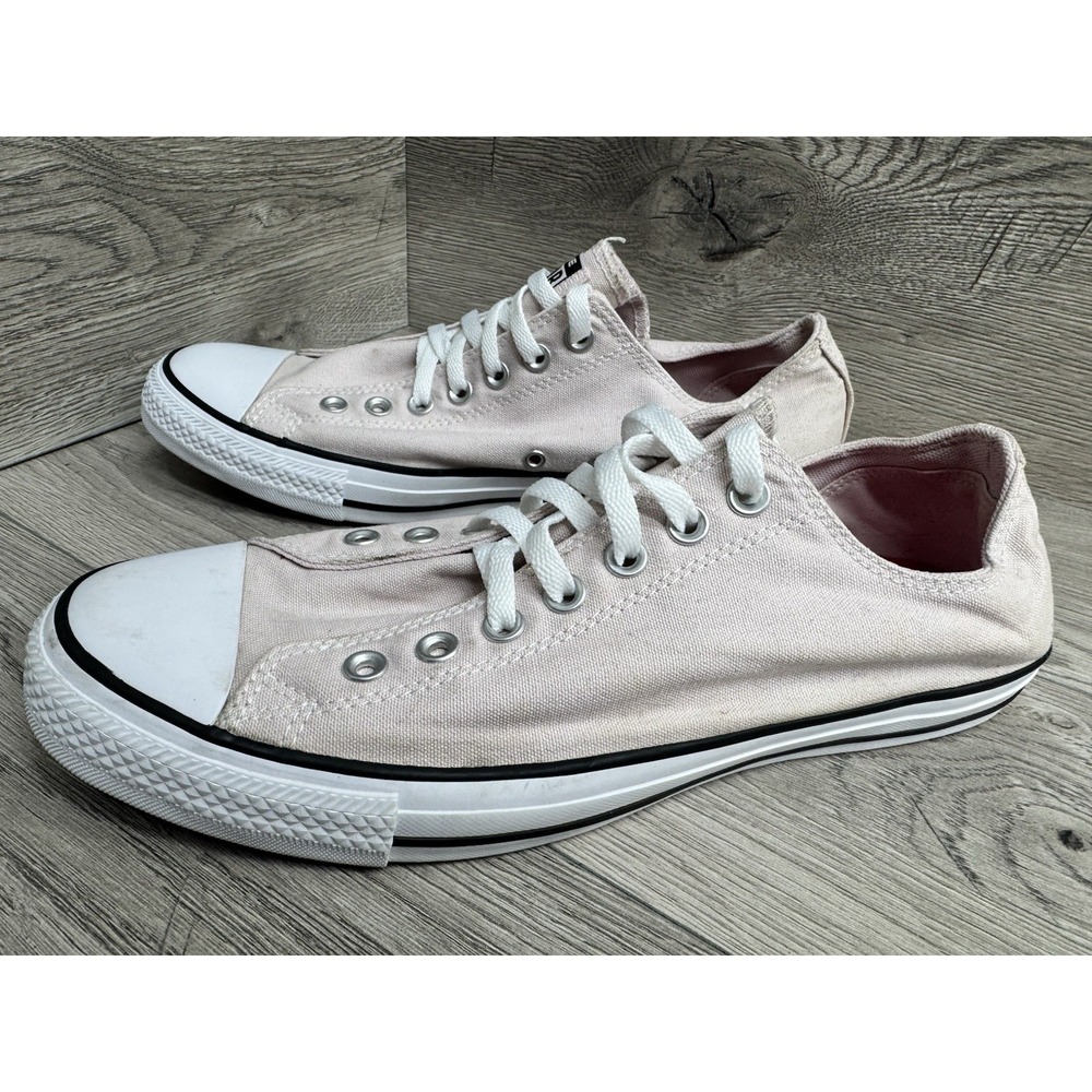 Converse Chuck Taylor All Star Low Top Pink Canvas Shoes Mens 10.5 Womens 12.5 - Picture 3 of 8